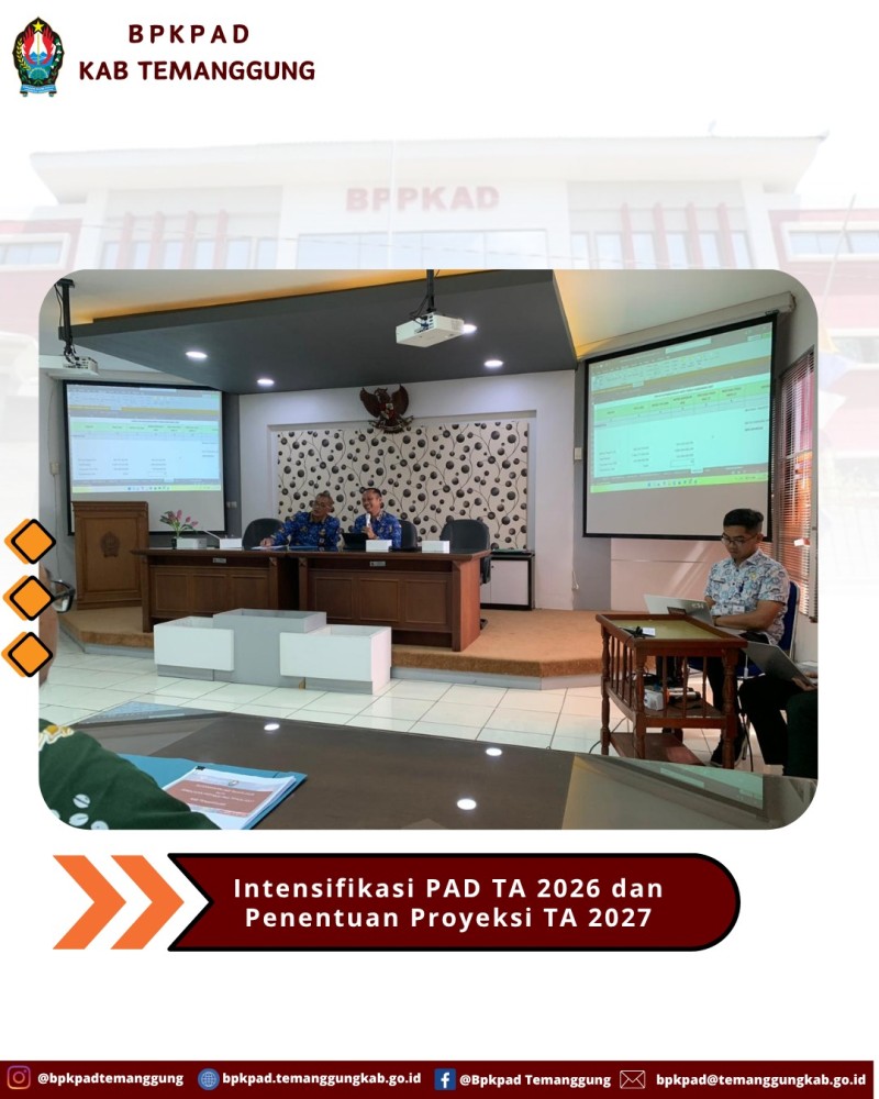 Rapat Koordinasi Intensifikasi Pendapatan Asli Daerah (PAD)