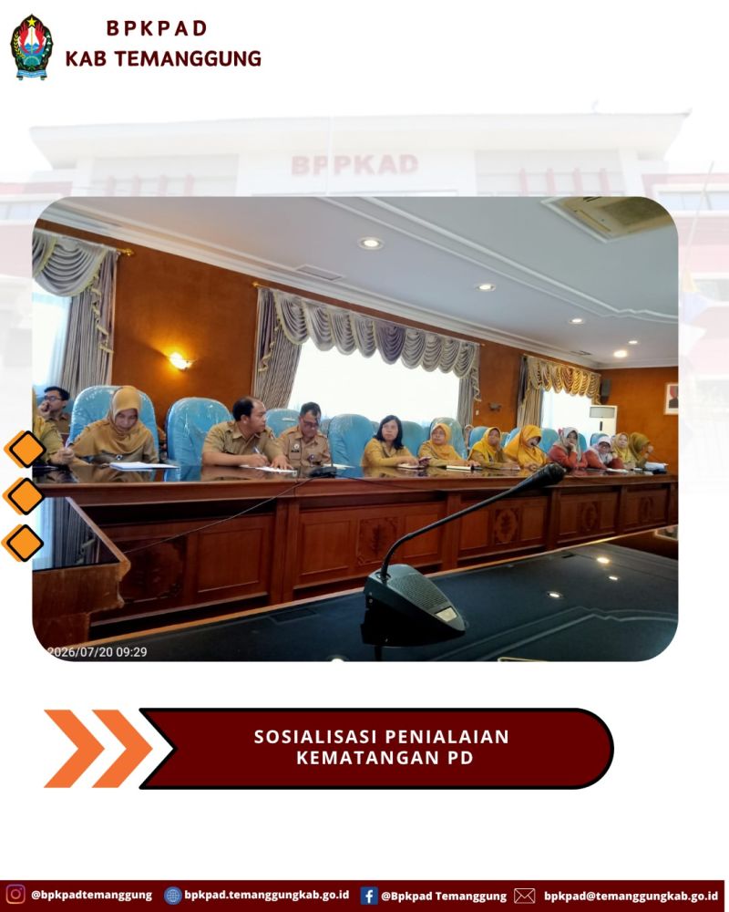 Sosialisasi Penilaian Kematangan OPD
