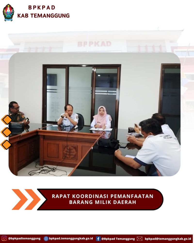 Rapat Koordinasi Pemanfaatan Barang Milik Daerah