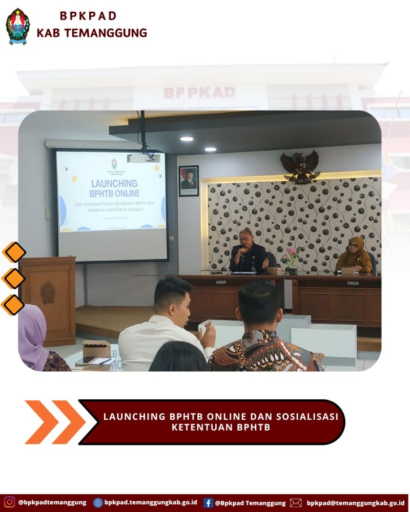 Launching BPHTB Online dan Sosialisasi Ketentuan BPHTB